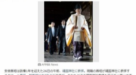 「安倍首相の靖国神社参拝は妥当？」 Yahooが意識調査を実施中