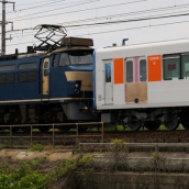 今日は甲種　= EF66-21 + 東武50000系 =