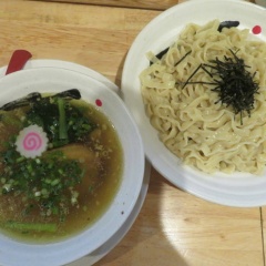 らーめん天神下 大喜＠仲御徒町　「塩つけめん（太麺）、ほか」
