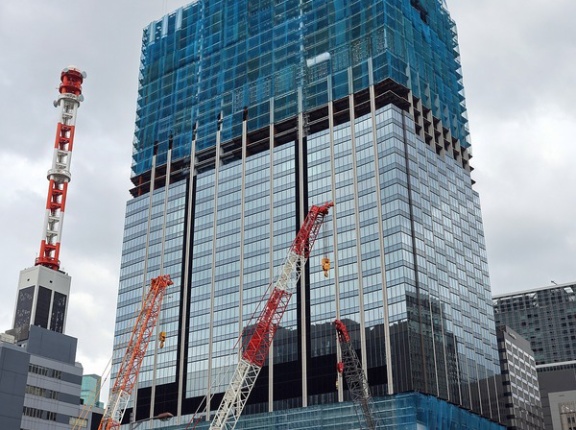高さ232.52m「内幸町一丁目街区南地区」の建設状況！大規模再開発街区「日比谷クロスパーク」内の駅直結オフィスビル（2026.7.4）