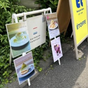 【東京 原宿・明治神宮前】RAINBOWPANCAKE レインボーパンケーキ　ごろごろ水蜜桃とアールグレイと。