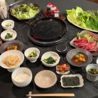 WBC日本vs韓国戦を観ながら、焼肉の夜ごはん