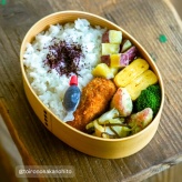 手のひらサイズのでっかいクッキー焼いたよ ＆ 今日のおべんとう