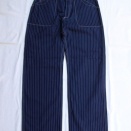 FREEWHEELERS / "LONGSHOREMAN" OVERALLS (INDIGO WABASH STRIPE)