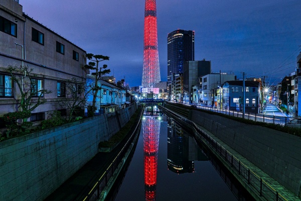 東京スカイツリー定点観測所 春節特別ライティング