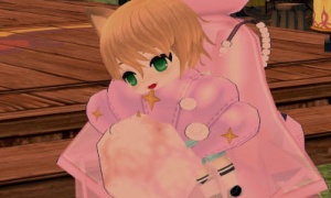 ブランデイクココのぬいぐるみ、目を染色したったよ