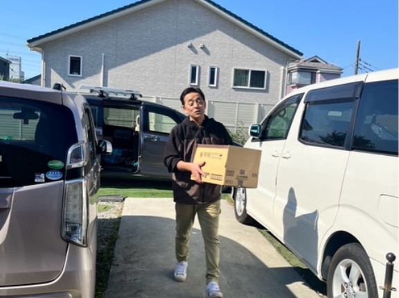 久しぶりの青空とアリマンさん。