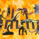 最強王図鑑 ～The Ultimate Tournament～　第42話 【バトルロワイヤル第1試合】オウギワシ VS テリジノサウルス VS ヘラクレスオオカブト