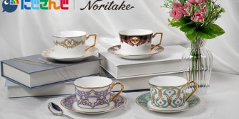 【にじさんじ】老舗食器ブランド「ノリタケ」とのコラボカップ&ソーサーの予約受付を開始！『普通に来客に出せそうでええやん』