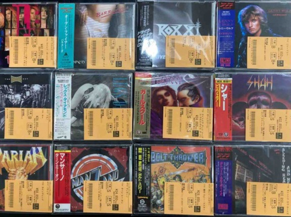 メタルの希少国内盤帯付CDが入荷!!!!!