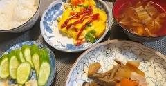 最高気温40度が当たり前？＆豚小間と大根、ゴボウの炒め煮