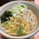 たぬきうどん🎵  ＾o＾♪   