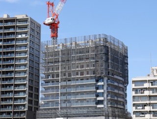 地上34階「ブリリアタワー浅草柳橋」の建設状況！隅田川に面した分譲タワマン（2026.5.5）