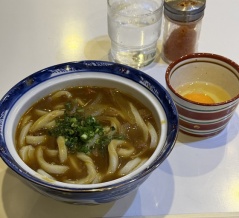 高松　⑧　夜うどんの鶴丸でカレーうどん...♪*ﾟ