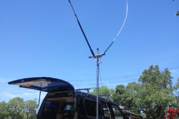 1λループアンテナ 18MHz デルタループアンテナ デルタループアンテナ