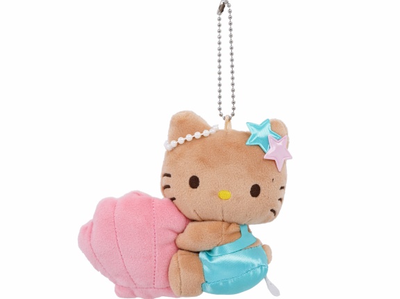 HELLO KITTY ぬいぐるみチャームBOOK shell pearl ver.