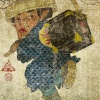 妖怪「三角男」（さんかくおとこ）