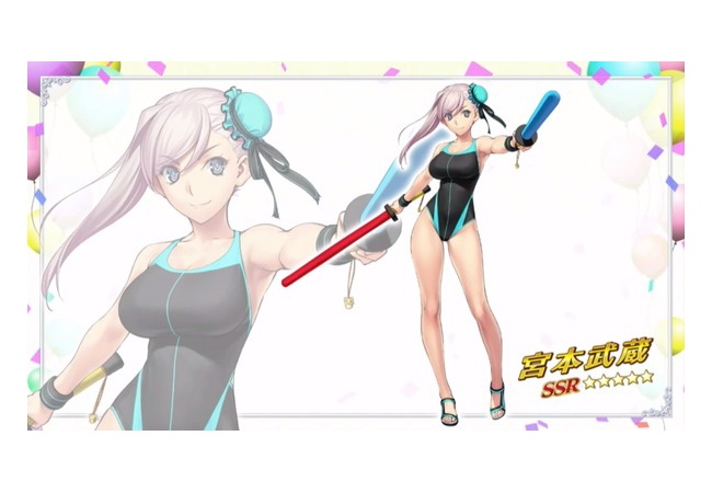 【悲報】宮本武蔵さん、女性になり水着をきる