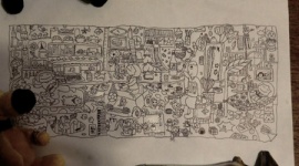 小学３年生の女の子がボールペン一本で描いた絵が凄いとTwitterで話題に