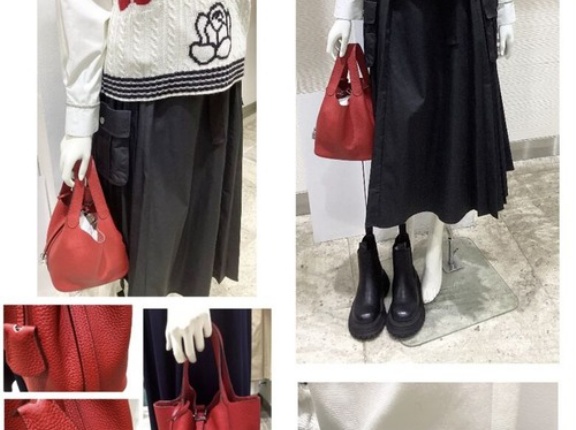 女性らしいキチンと可愛らしいコーディネート💖