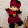 ブログ復活します＊デッドプール かぎ針編み メルちゃんの友達 あおくん