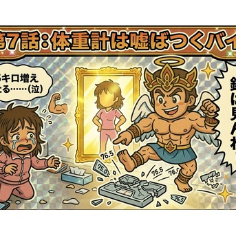 体重計は嘘ばつくとバイ！（数字より見た目）
