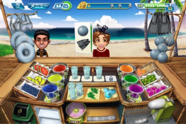 スマホがゲーム機 クッキングフィーバー