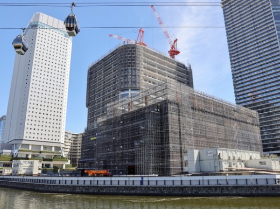 地上40階「ブランズタワー横浜北仲」の建設状況！みなとみらいの超高層ビル群を見渡せる分譲タワマン（2026.8.8）