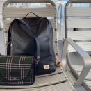 ショルダーバッグと旅行