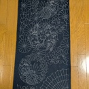  お祝いの刺し子布「七福神」