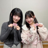 『[イコラブ] 「＝LOVE 齋藤樹愛羅・≠ME 櫻井ももの ♡べり〜ぴ〜ち♡さんで〜♡」番組ステッカーが完成【ノイミー】』の画像