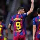 バルセロナ、苦しみながらもアトレティコに競り勝つ！ FWレヴァンドフスキが劇的逆転弾！ 宿敵レアルとの勝ち点差は「7」に