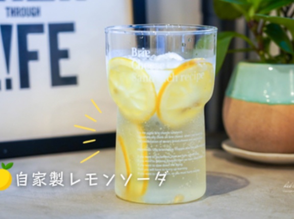 自家製レモンソーダと、色々更新した日。