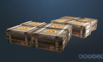 浮かぶ箱のプラットフォーム