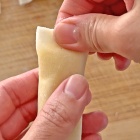 余った春巻きの皮で♪揚げずに簡単！パリパリスイートポテト春巻き