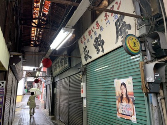 神奈川県横浜市神奈川区(5)、六角橋のアーケード商店街