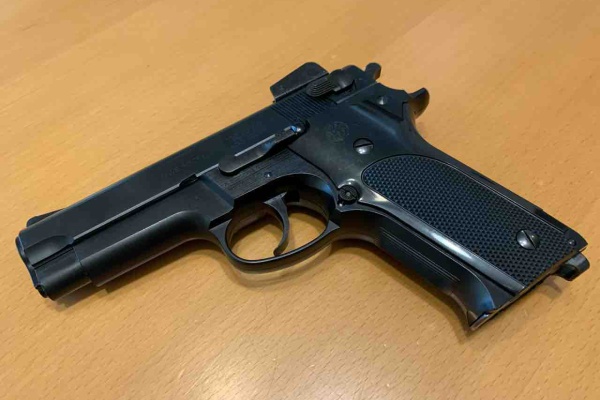 S*5様 MGC S&W M459 固定スライド ガスガン 絶版 MGC M459 フレームシルバー 固定スライド & 失態報告w