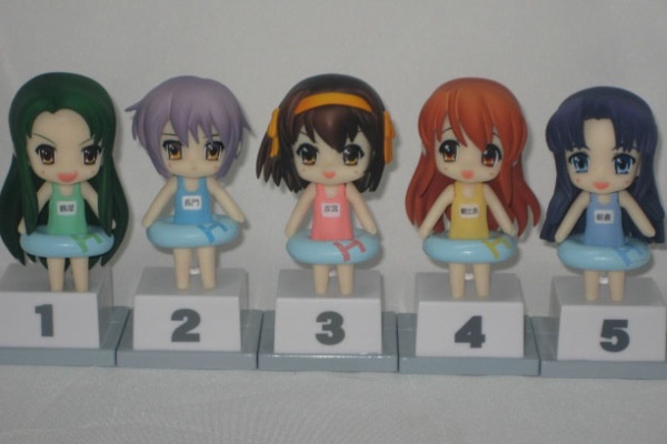 らきすたハルヒフィギュアねんぷち