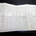 和本明治24年（1891）占い折本「永代陰陽九星方位諺解」1帖/安田政常/古書/銅版摺り