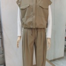 ポルタディルッサ、ストレッチナイロンショートベスト＆ストレッチナイロンバレルパンツ