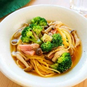 ♡めんつゆで簡単！ワンパンだしパスタ♡【#簡単レシピ #時短 #節約 #ブロッコリー #ランチ 】