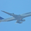 Veranda Watch（237）～1月のベランダ事情（その３）　ルフトハンザ747、シルクウェイ･ウエスト747、KAL747、ティーウェイ330、パラタ330、エミレーツ777　など～