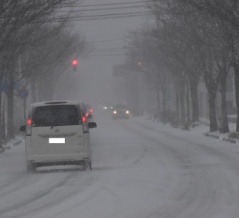 大学病院から手形通り～西谷地、秋田駅東口へ
