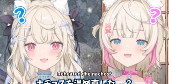 【ホロEN】ネリッサに今時の若者スラングを教わるフワモコ「ナチョスを温めなおした」