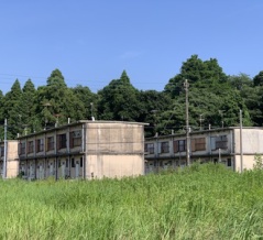 千葉県東金市〜九十九里町、終末の市営住宅と九十九里鐵道廃線跡