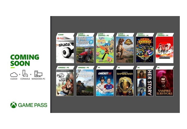Xbox Game Pass、5月後半の追加ラインナップが公開