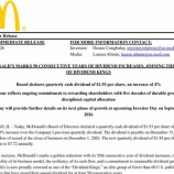 『【MCD/PM】増配ラッシュ！！マクドナルドは「配当王」に！フィリップ・モリスは2年連続で8％増配！』の画像