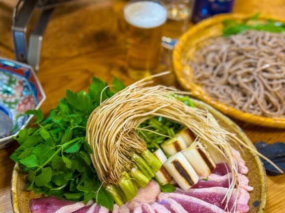 自宅めし　鴨鍋