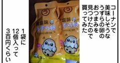 【焼塩味うずら卵】コーナンで美味しそうな うずらの卵のおつまみを見つけたので買ってみた