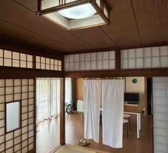 和室の照明器具交換